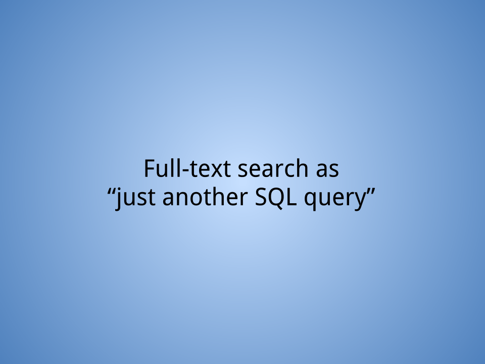 What Is Full Text Search In Postgresql